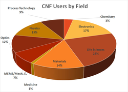 CNF users by field