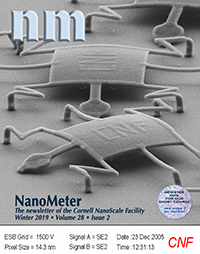 2019 Winter Edition of the CNF NanoMeter, Front Cover